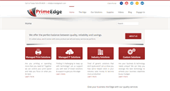 Desktop Screenshot of primeedgetech.com
